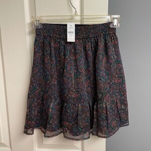 Loft Paisley Skirt, Women, XXS, New with Tags